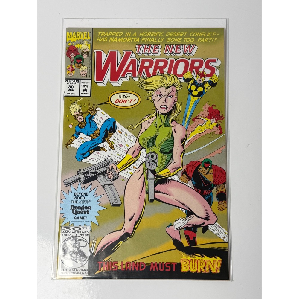 The New Warriors 30 Marvel Comics 1992 Namorita Nova Darick Robertson Copper Age